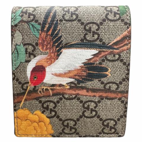 小物 GUCCI Tian Tropical Bird Bifold Wallet GUCCI Tian Tropical Bird Bifold Wallet - メルカリ